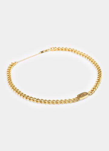 Vendetta Mono Necklace - 18k Gold Plated in Gold