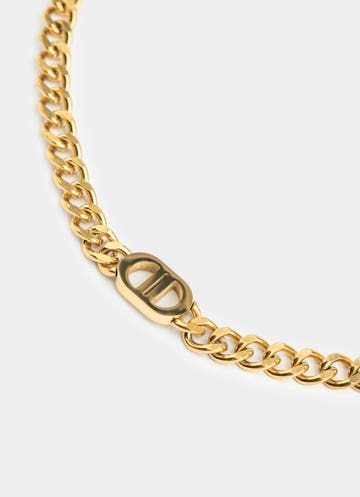 Vendetta Mono Necklace - 18k Gold Plated in Gold