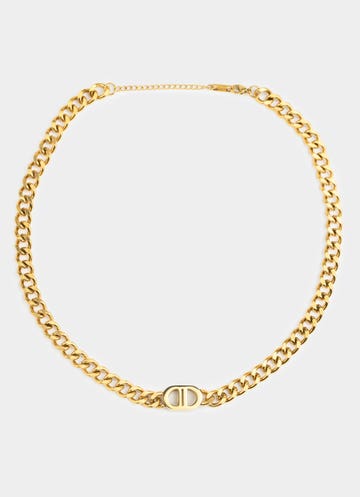 Vendetta Mono Necklace - 18k Gold Plated in Gold