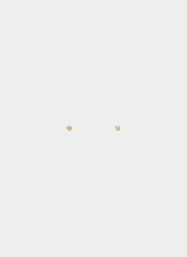 Vendetta Mounted Stud Earrings -  18k Gold Plated in Gold