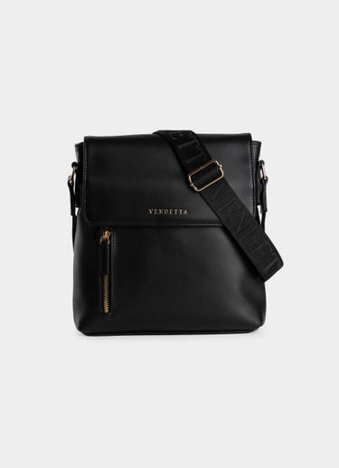 Vendetta Reign Cross Body Bag in Black