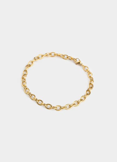 Vendetta Round Mini Bracelet - 18k Gold Plated in Gold