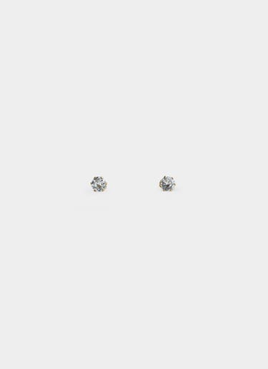 Vendetta Solitaire Stud Earrings - 18k Gold Plated in Gold