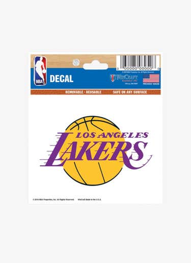 Wincraft Nba Los Angeles Lakers Multi-use Decal 3" X 4" in Multi