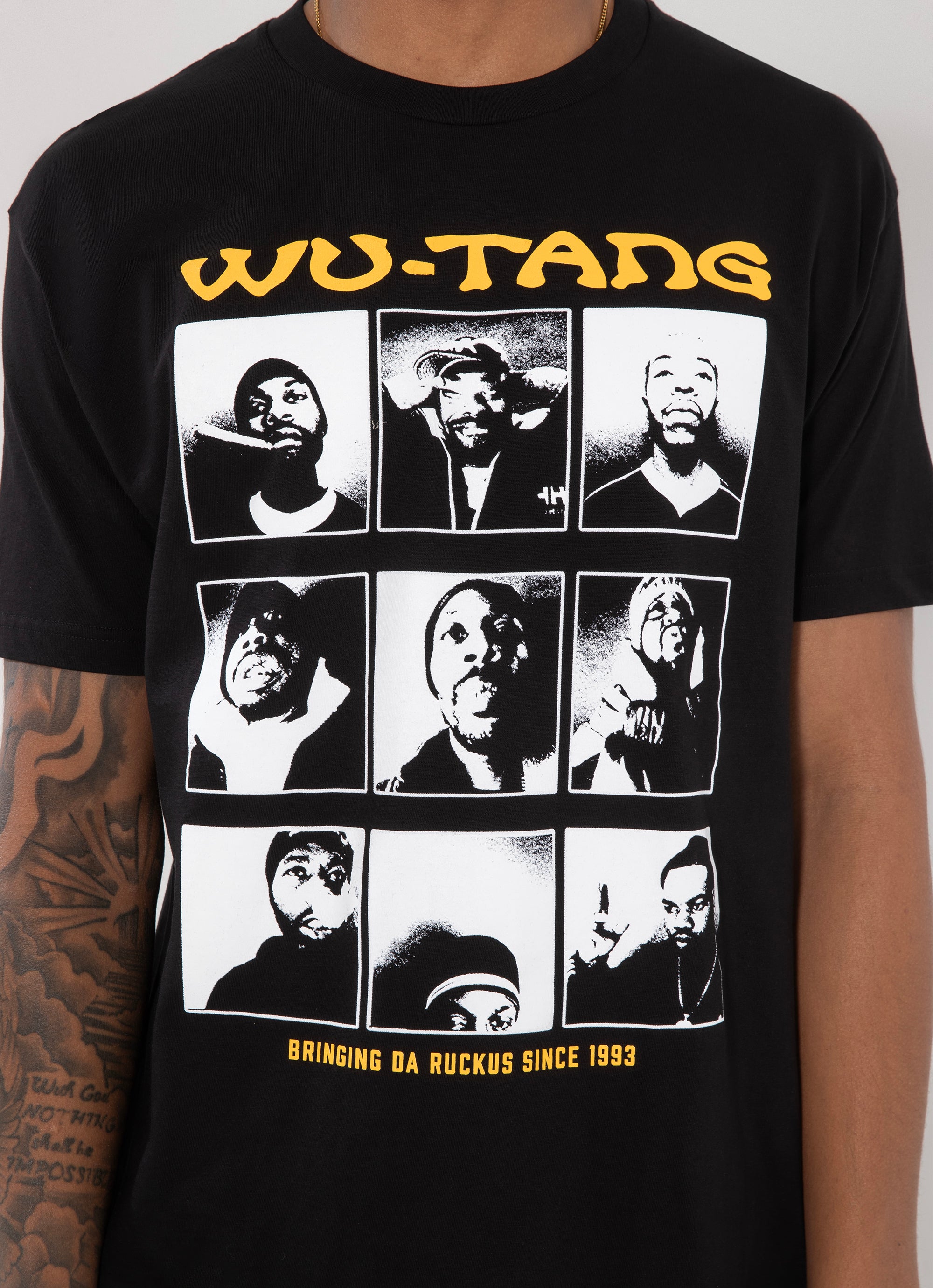 Wu-tang Clan 9 Diagrams Tee in Black | Red Rat