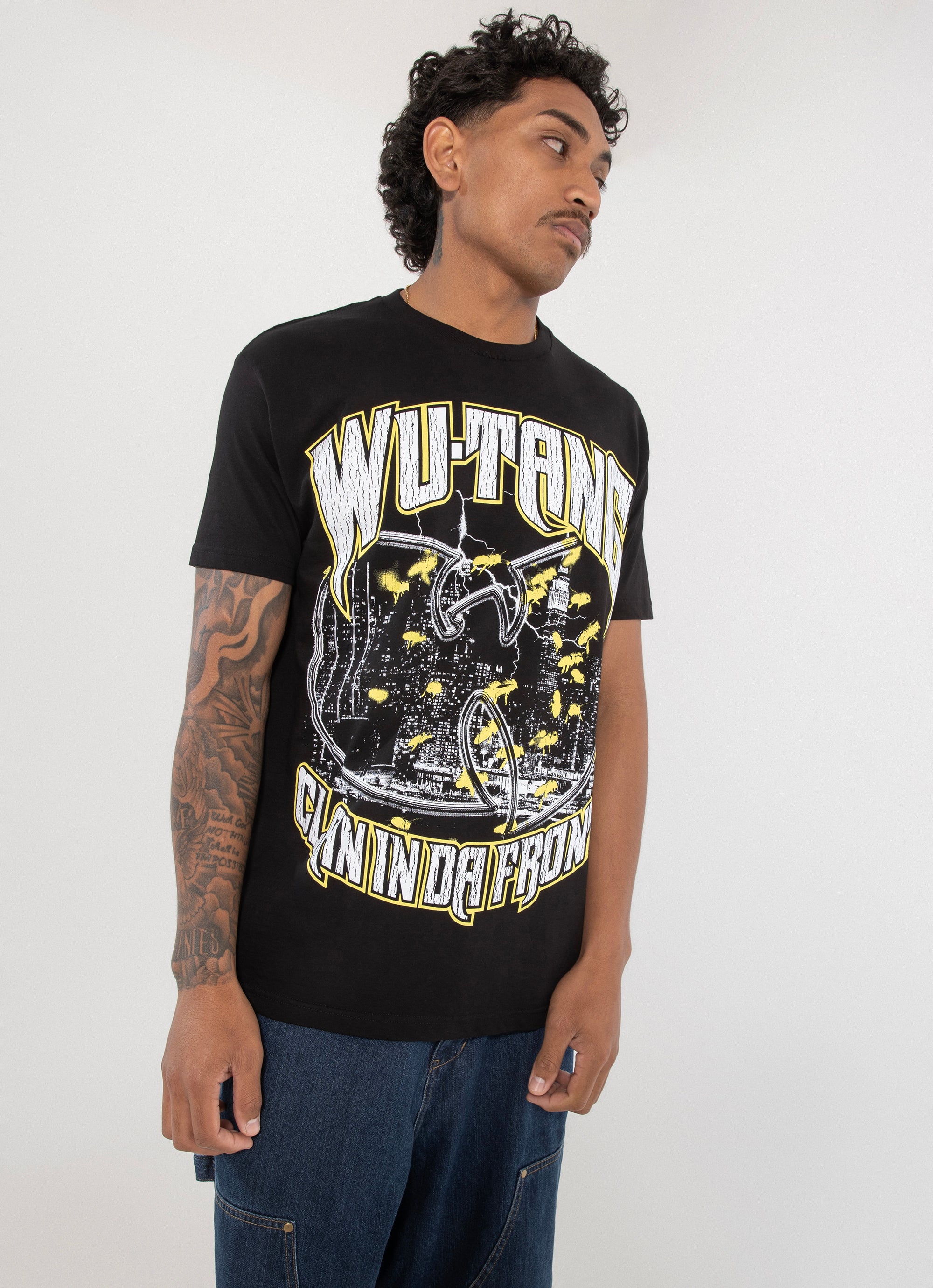 Wu-tang Clan Clan In Da Front Tee in Black | Red Rat