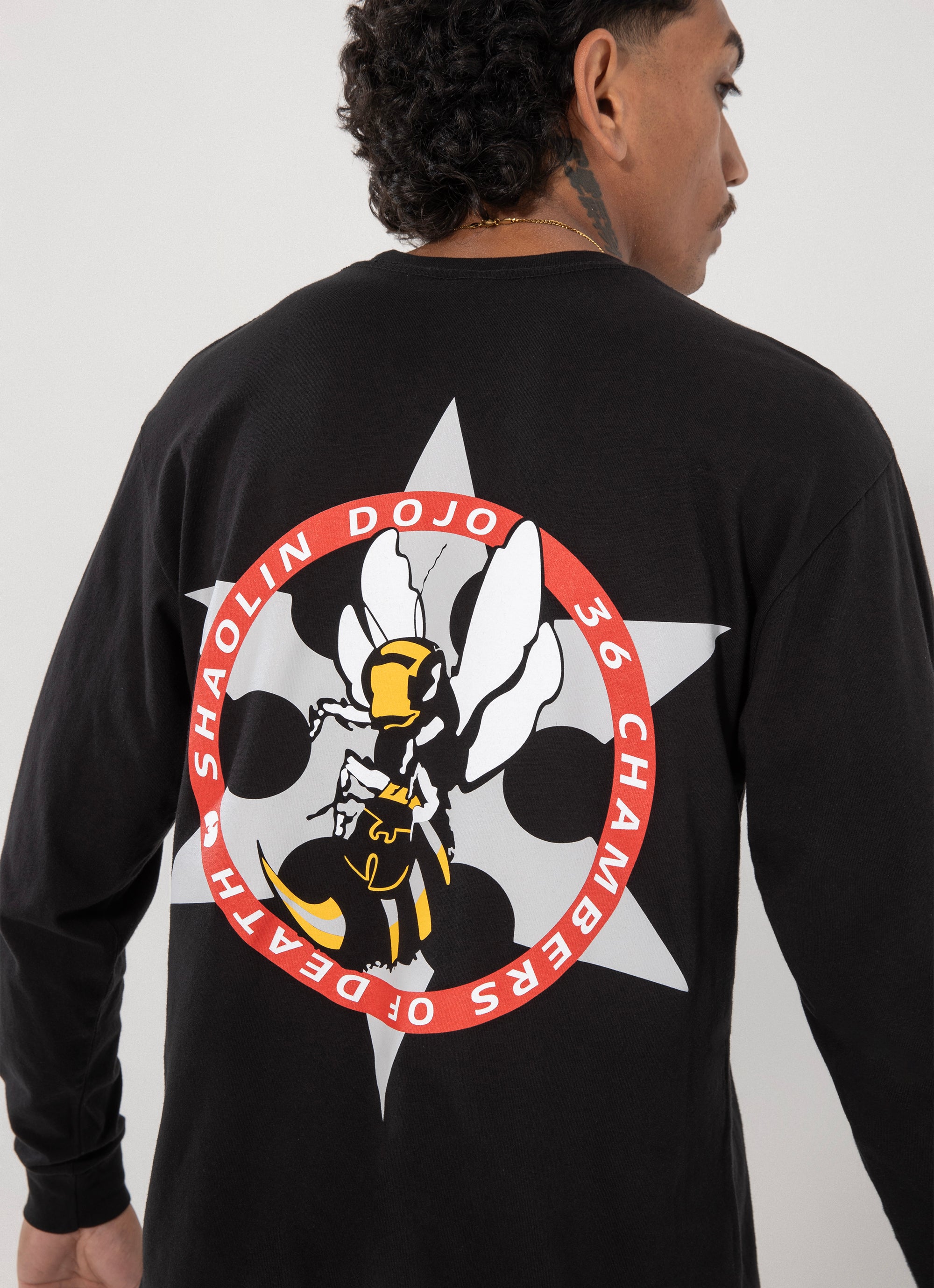 Wu-tang Clan Shaolin Dojo Longsleeve Tee in Black | Red Rat