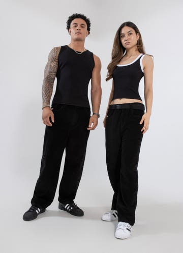 Xlarge 91 Cord Pant in Black