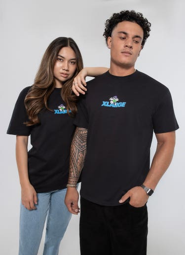 Xlarge Dice Roll Tee in Black